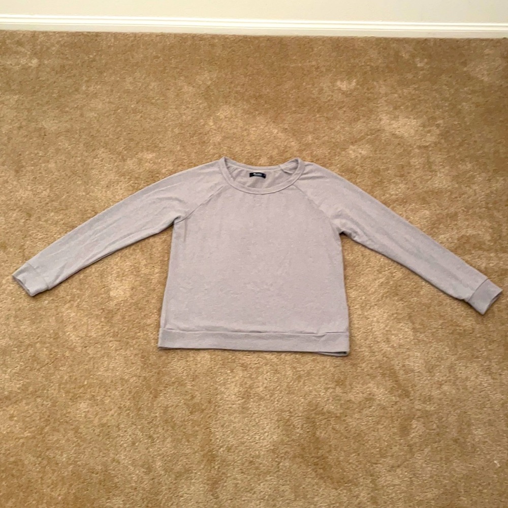Michael Lauren Light Grey Crewneck Sweater Sz S